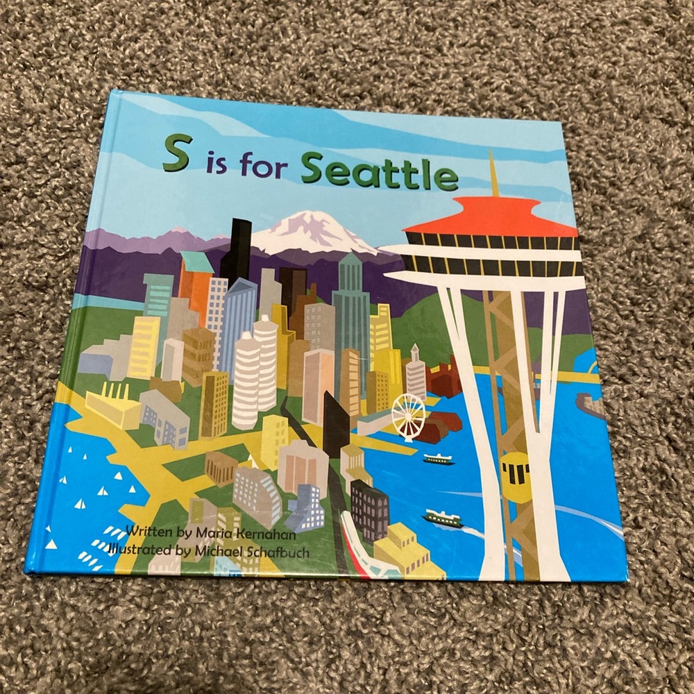 S is For Seattle Coffee Table or Childrens Book
